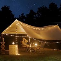 1/3M Outdoor Camping Atmosphere Lights Camping Tent LED Hang Lights Star/Ball Birthday Party Decoration Camping Equipment