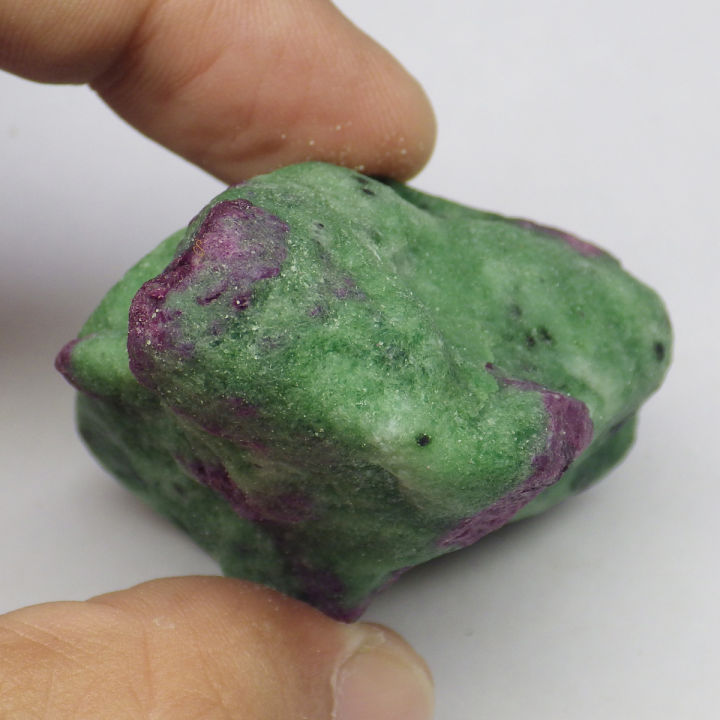 พลอย-ก้อน-รูบี้-ซอยไซต์-ธรรมชาติ-ดิบ-แท้-unheated-natural-ruby-in-zoisite-น้ำหนัก-738-กะรัต