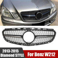 สำหรับ Benz E Class W212เพชรสไตล์รถด้านหน้ากันชน Grille Racing Grill 2013 2014 2015อุปกรณ์เสริมอัตโนมัติ