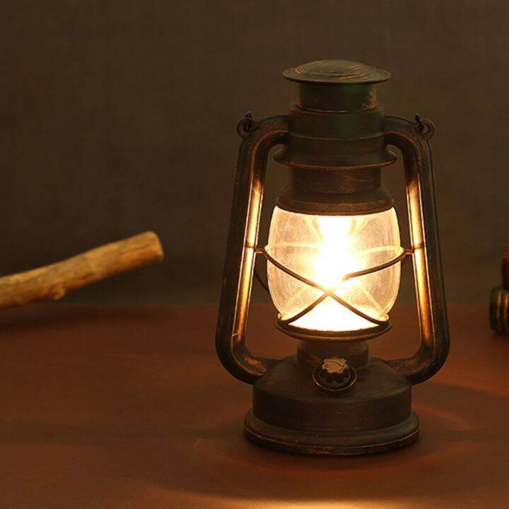 25cm-iron-antique-bronze-oil-lanterns-cover-portable-outdoor-camping-lamp-leak-proof-seal-lights