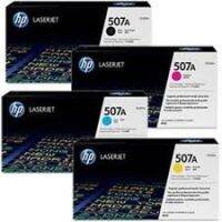 HP 507A ตลับหมึกโทนเนอร์ HP 507A Original LaserJet Toner Cartridges BK CY MT YL