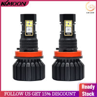 [Car Light]หลอดไฟไฟตัดหมอก LED หลากสี H8 H9ไฟตัดหมอกเปลี่ยนสี H11แอปไร้สายหลากสีไฟตัดหมอกขับขี่ควบคุม BT แพ็คหลอดไฟ2ชิ้น