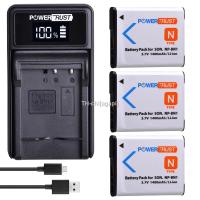 3x NP-BN1 NPBN1 BN1 Battery LED Charger for Sony Cyber-Shot DSC-W800DSC-WX220DSC-W830DSC-W810DSC-QX30DSC-QX100DSC-QX10 ready stockagapi