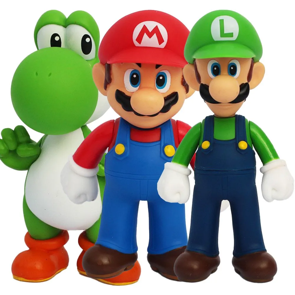 Bros Bộ Sưu Tập Mario Mô Hình Siêu Búp Bê Mô Hình Mario Chất Lượng ...