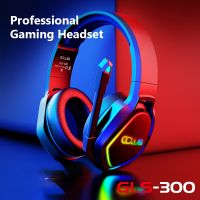 【CW】 Gaming Headset Fone Gamer Bass Stereo Surround Sound PC Game Headphone With Mic RGB Wired Earphone For Laptop PS4 Xbox One