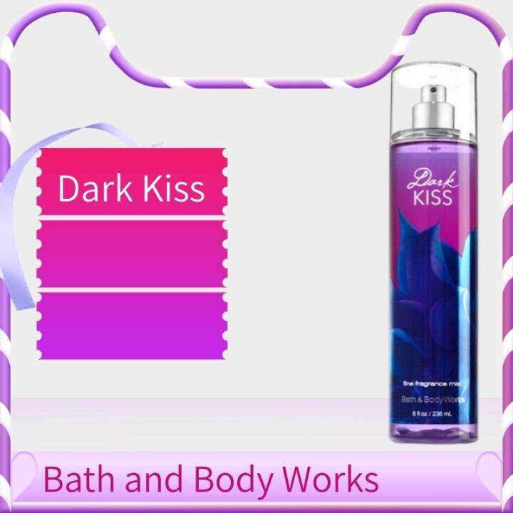 Bath And Body Works Dark Kiss Fine Fragrance Mist 236mL BBW Perfume For ...