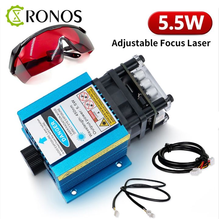 5500mw-adjustable-focus-laser-module-450nm-engraving-laser-head-with-pwm-high-precision-engraving-for-cnc-laser-engraver