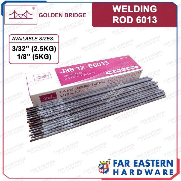 GOLDEN BRIDGE Welding Rod Electrode 6013 1/8 3/32 | Lazada PH