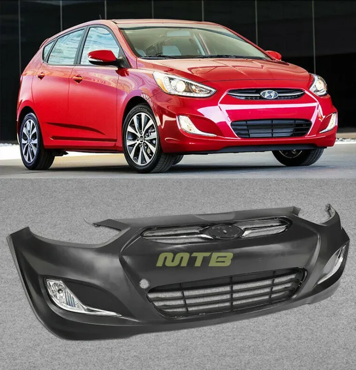 hyundai accent sedan / Hatch 2014 2015 2016 2017 2018 2019 Front Bumper ...