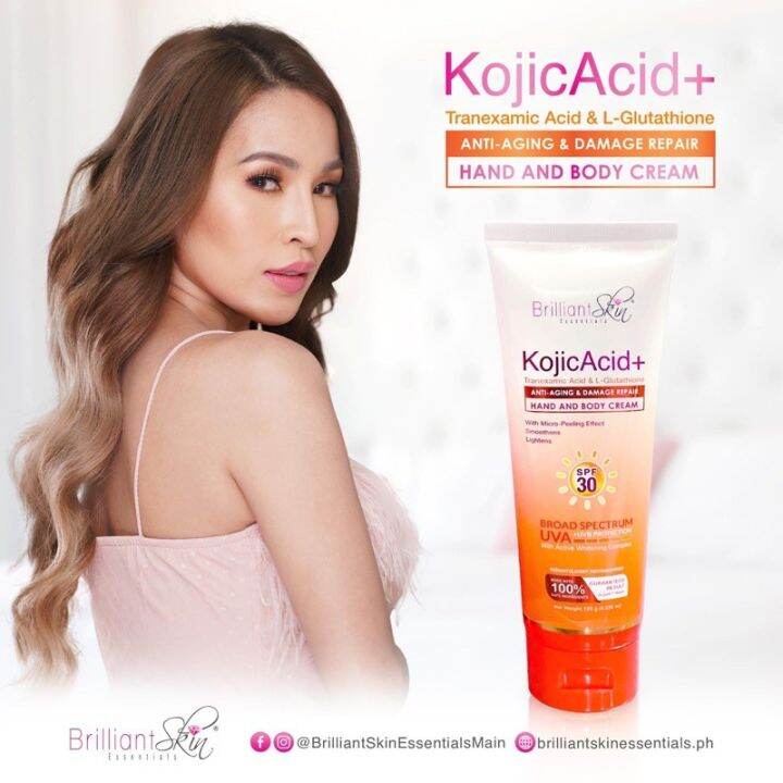 Kojic Acid + Tranexamic Acid & Glutathione Hand Body Lotion 120ml (LIMITED EDITION) Lazada