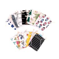 5pcs/lot Linen Cotton Bags 8x10 9x12cm Small Party Favor Charms Nuts Jewelry Packaging Bags Muslin Drawstring Gift Bag Pouches