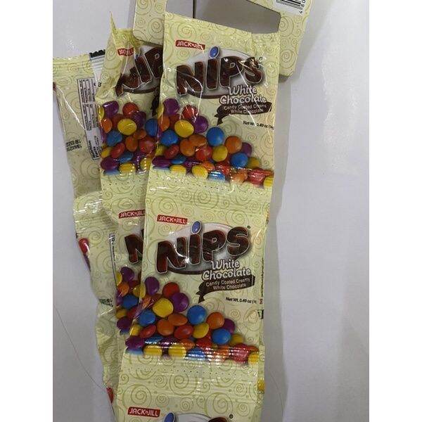 Nips white chocolate /milk chocolate /peanut .candy coated chocolates