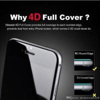 ฟิล์มกระจกเต็มจอ 4D สีดำ สำหรับ iPhone 6/6P/6s/6sP/7/7P/8/8P