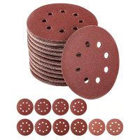 ┋❉✽ 20/40PCS 125mm 5inch Hook Loop Sanding Discs 8 Hole Sandpaper Pads Set 40Grit-3000Grit Sander Disc Abrasive Polishing Tools