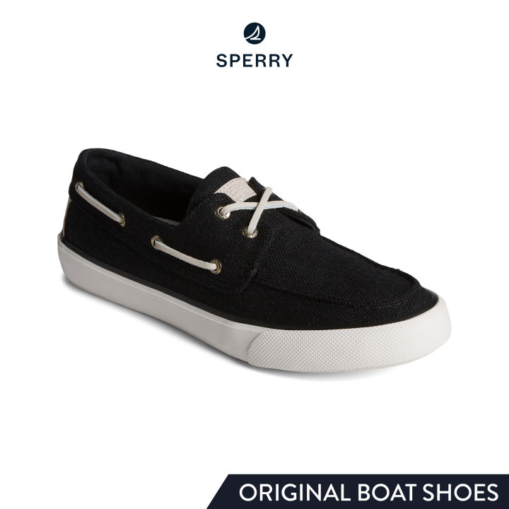 sperry-bahama-ii-seacycled-baja-รองเท้าโบ๊ทชูส์-ผู้ชาย-สีดำ-boat-sts24987