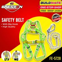 【NATA】 CRESTON Safety Belt Full Body with Big Hook FE5728 •BUILDMATE•