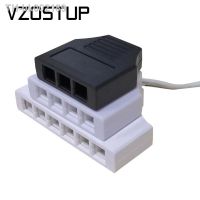 ◈ஐ 2pin 1 to 3 4 6 Holes Splitter Box 2468 Terminal Wire Junction Box for LED Strip Light Cabinet Light Power Cable Quick Connector