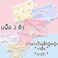 SWEETBABY ?พร้อมส่ง(2-14ปี)?กางเกงในเด็กผู้หญิง เเพค3ตัวลวดลายน่ารัก (189)