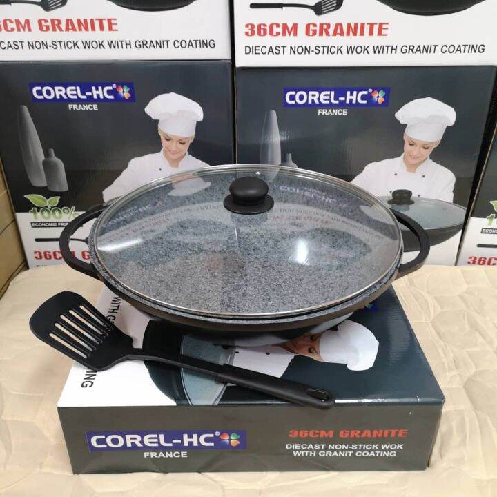 [READY STOCK] 36CM COREL HC KUALI BATU / STONE Periuk Rendang Periuk