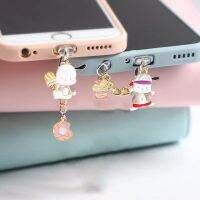 เคสชาร์จศัพท์มือถือสุนัขน่ารักอุปกรณ์เสริมกันฝุ่น