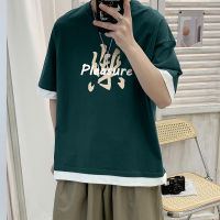 Harajuku Man T-shirt Oversized nd Mens Clothing 2022 New Summer Men Fashion O-Neck Korean Short Sleeve Tees