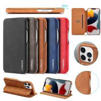 Casing penutup Flip kulit tipis mewah casing penutup magnetis dudukan Folio untuk iPhone 15 14 13 12 Mini 11 Pro XS Max XR 8 7 6 Plus SE2