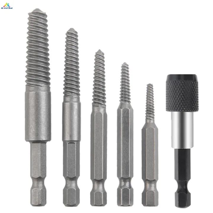 Screw Extractor Drill Bit Set Multipurpose Damaged Broken Screws