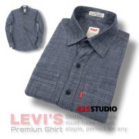 เสื้อเชิ๊ต Levi’s ผ้าแชมเบรย์ ( แบรนด์แท้ นำเข้า )  เสื้อเชิ๊ตผู้ชาย , เสื้อเชิ๊ต , เสื้อแขนยาว ( มีสินค้าพร้อมจัดส่งทุกวัน )