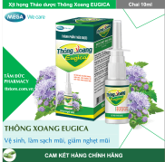 THÔNG XOANG EUGICA- Xịt mũi thảo dược Eugica giúp sạch mũi