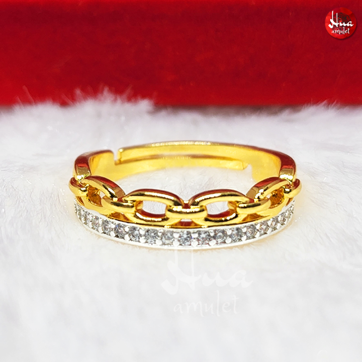 f15-แหวนโซ่เหนือเพชร-แหวนปรับขนาดได้-แหวนเพชร-แหวนทอง-ทองโคลนนิ่ง-ทองไมครอน-ทองหุ้ม-ทองเหลืองชุบทอง-ทองชุบ-แหวนผู้หญิง