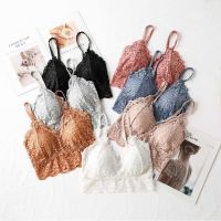 ?Kaimook shop?พร้อมส่ง‼ZH6312 Lace Bra เนื้อผ้านุ่ม สีสดใส ดีเทลน่ารัก ฟรีไซส์ 32 -38