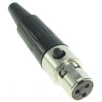 Amphenol AG3F MIni XLR 3 Pin Female Jack  หัวแจ็คมินิ XLR 3 Pin ตัวเมีย