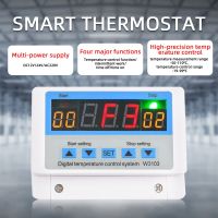 W3103 AC 220V Max 6600W Digital Thermostat 30A Temperature Controller Switch Wall Hanging DC 12V 24V Thermostat