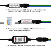 RGB 5050 LED Strip Bluetooth REMOTE TAPE Decor สำหรับห้อง LED Light String1M3M5M10M15M20M PC Backlight Neon LED Lighting