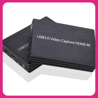 แผ่นบันทึกวิดีโอ HDMI 4K 60Hz การ์ดบันทึก1080P 60Hz เสียงไมค์ USB 2.0Hz สตรีมสด3.0สำหรับกล้องคอมพิวเตอร์ PS4เครื่อง