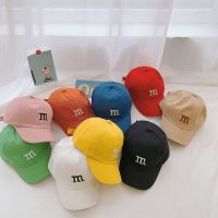 № Children 39;s Kids Baseball Cap for Girl Boy Spring Summer Baby Sun Hat M Letter Embroidered Toddler Peaked Caps кепка 아기모자