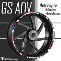 Reflective Motorcycle Accessories Wheel Sticker Decals Rim Stripe Tape For BMW R1200GS R1250GS Adventure F650GS F700GS F750GS