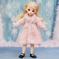 12 Inch 16 BJD Doll Ball Jointed Doll With Fashion Clothes Nice Skirt Makeup Cute 3D Brown Eyes DIY Toys For Girl Holiday Gift