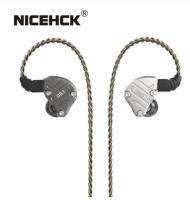 Nicehck DB3 1ba + 2DD ไฮบริด 3 หน่วยขับในหูหูฟังตรวจสอบวิ่งกีฬาหูฟังไฮไฟชุดหูฟังเอียร์บัด