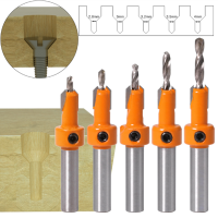 8MMงานไม้ติดตั้งสกรูหัวสว่านไม้Counterbore Drill Taper Holeสว่านงานไม้หน้ากากDIY