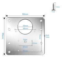 【LZ】 8PCS Cabinet Hinge Repair Plate Resistant Stainless Steel Furniture Mounted Plate Cabinet Door Hinges Repair Mount Tool