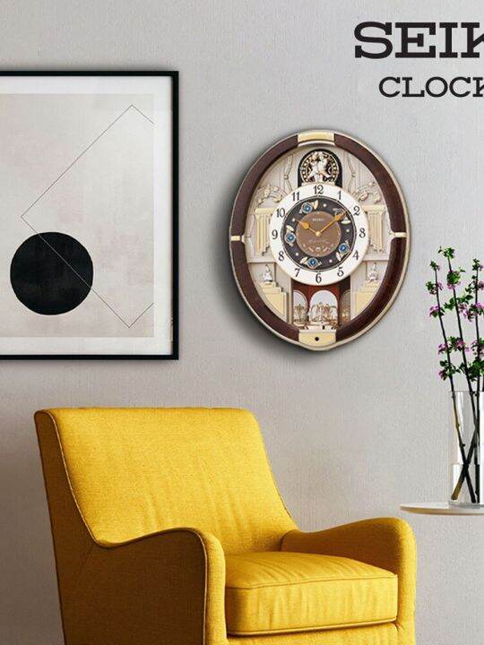 นาฬิกาเมโลดี้ รุ่น QXM289B สีน้ำตาล นาฬิกาเมโลดี้ รุ่น QXM289B สีน้ำตาล