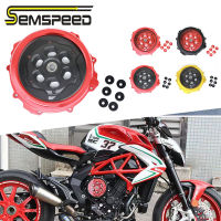 SEMSPEED มอเตอร์ไซค์ CNC คลัทช์เครื่องป้องกันสำหรับ Agusta Brutale800 Rosso/RR 18-21 Dragster800 Rosso/RR 18-23 Turismo Veloce800 Rosso/Lusso 18-23