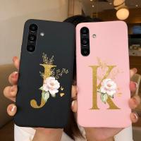 เคสตัวอักษรน่ารักเคสซิลิคอนป้องกันแฟชั่นหรูหราปลอกสำหรับ Samsung Galaxy A34 5G สำหรับ Samsung A34 5G GalaxyA34 A 34 GalaxyA34 Fundas Capa Bumper เคสครอบโทรศัพท์ Capa