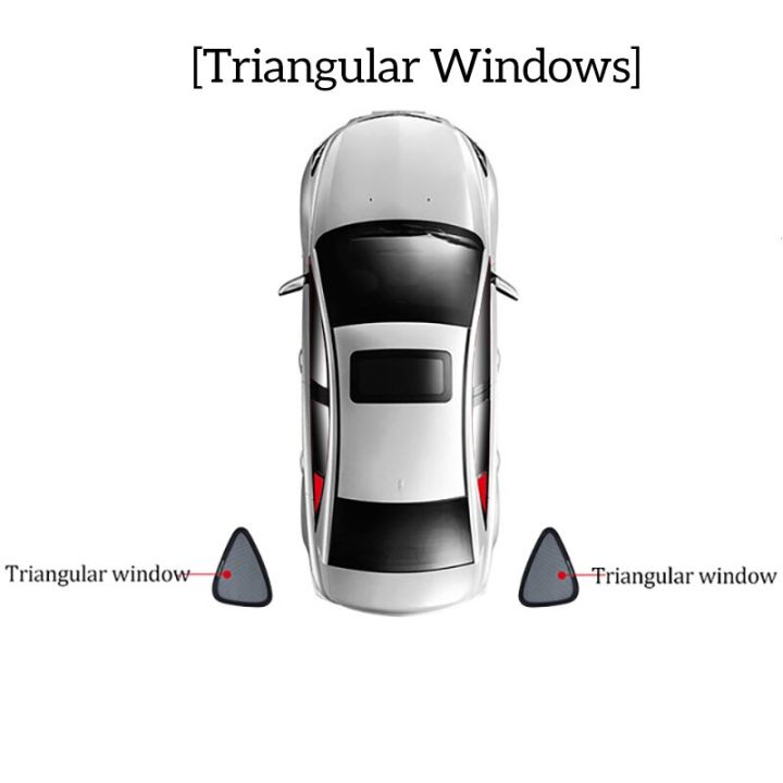 ที่บังแดดรถแม่เหล็ก2008-2021สำหรับ-toyota-land-cruier-lc200กรอบกระจกหน้ากระจกหลังหมวกกันแดดหน้าต่างด้านข้าง