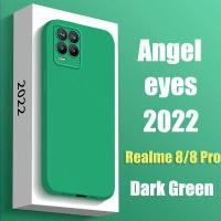 เคสอ่อนสำหรับ Realme 8/8 Pro เคสโทรศัพท์ใหม่ของแท้เลนส์ออกแบบ Angel Eyes กันกระแทกปกป้องเต็มรูปแบบฝาหลัง