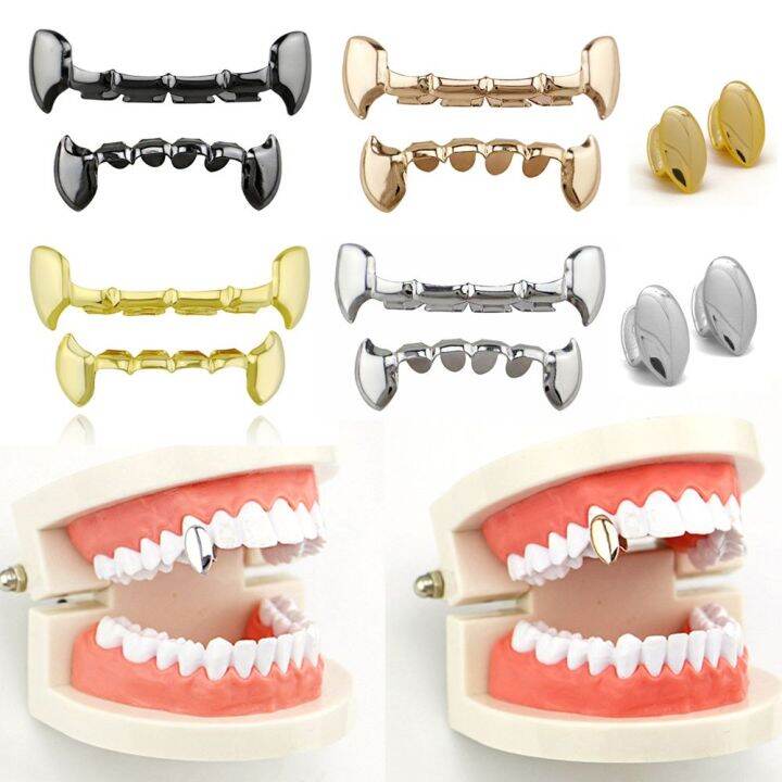 TIMIA Removable Top and Bottom Unisex Dracula Dental Gift Body Jewelry