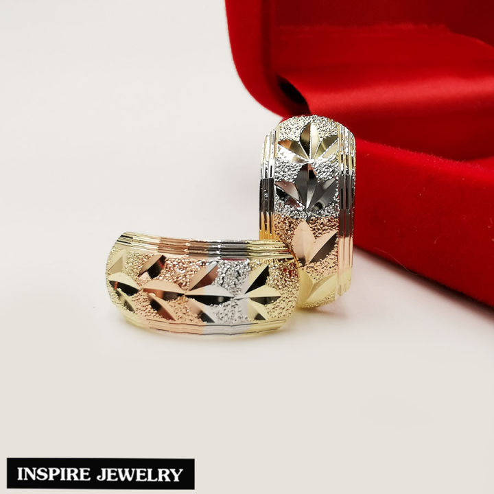 inspire-jewelry-ต่างหูทองทำลาย-สามกษัตริย์-งานร้านทอง-เกรดaa-ตัวเรือนหุ้มทองแท้-24k-ขาlock-สวยหรู-จำนวนจำกัด-ขนาด-1-7-x-1-cm