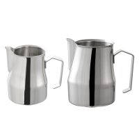 Milk Frothing Pitcher Jug Stainless Steel Espresso Machine Parts with Scale Espresso Steaming Pitcher for cafe Bar