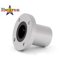 ✟ 1PCS LMF50UU Standard Type Round Flanged Linear Motion Ball Bearing Seals On Both Side High Quality Resin Retainer 3D Printer